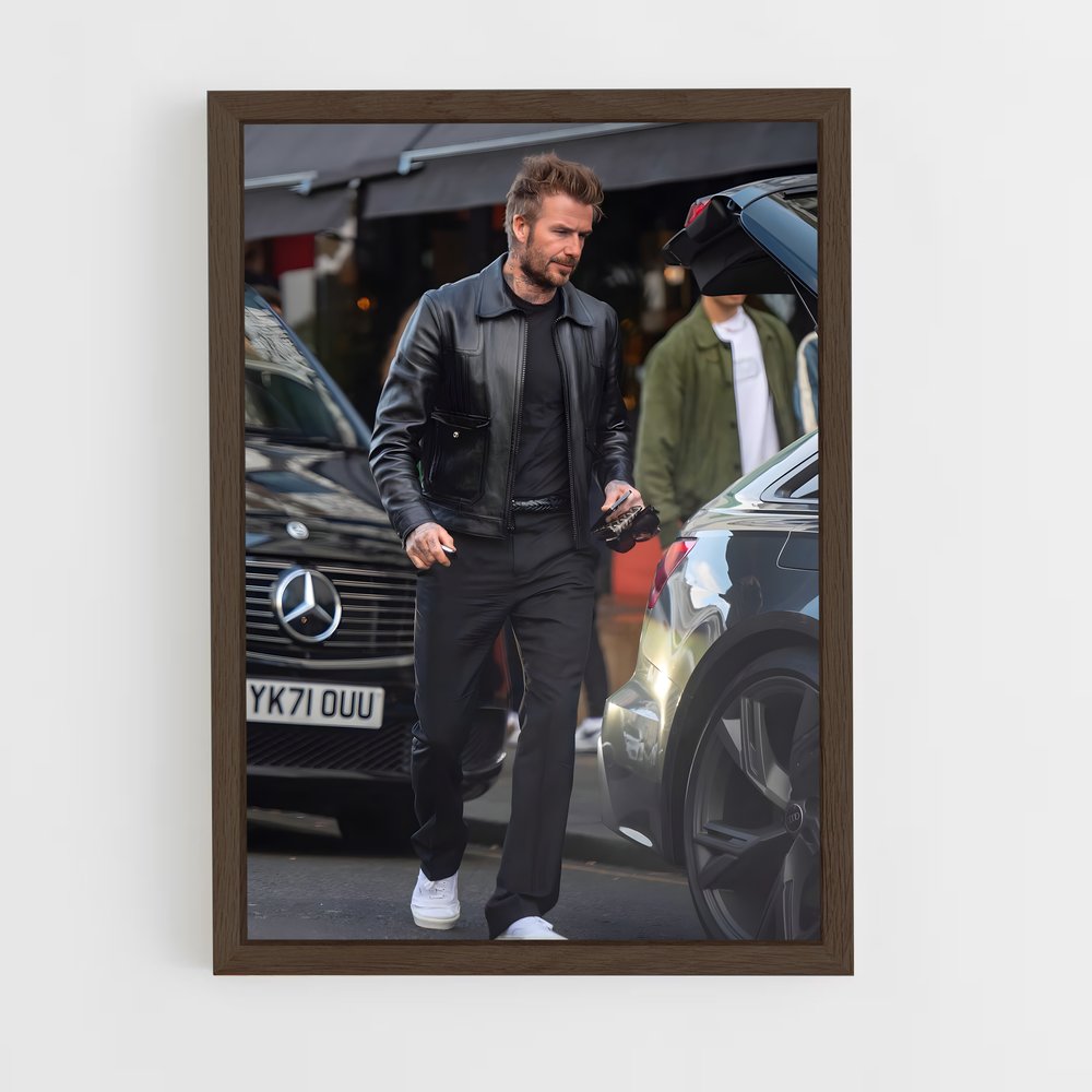Poster Beckham en Cuir (vue 5)